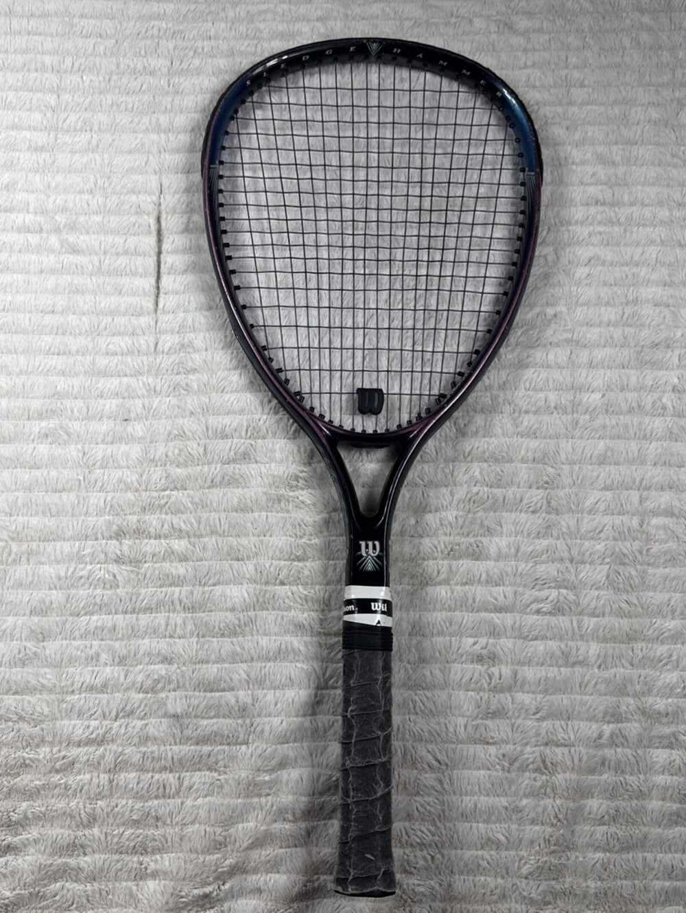 WILSON SLEDGE HAMMER 3.8 110 Sq Inches TENNIS RACQUET 4 1/2” Grip Great Shape